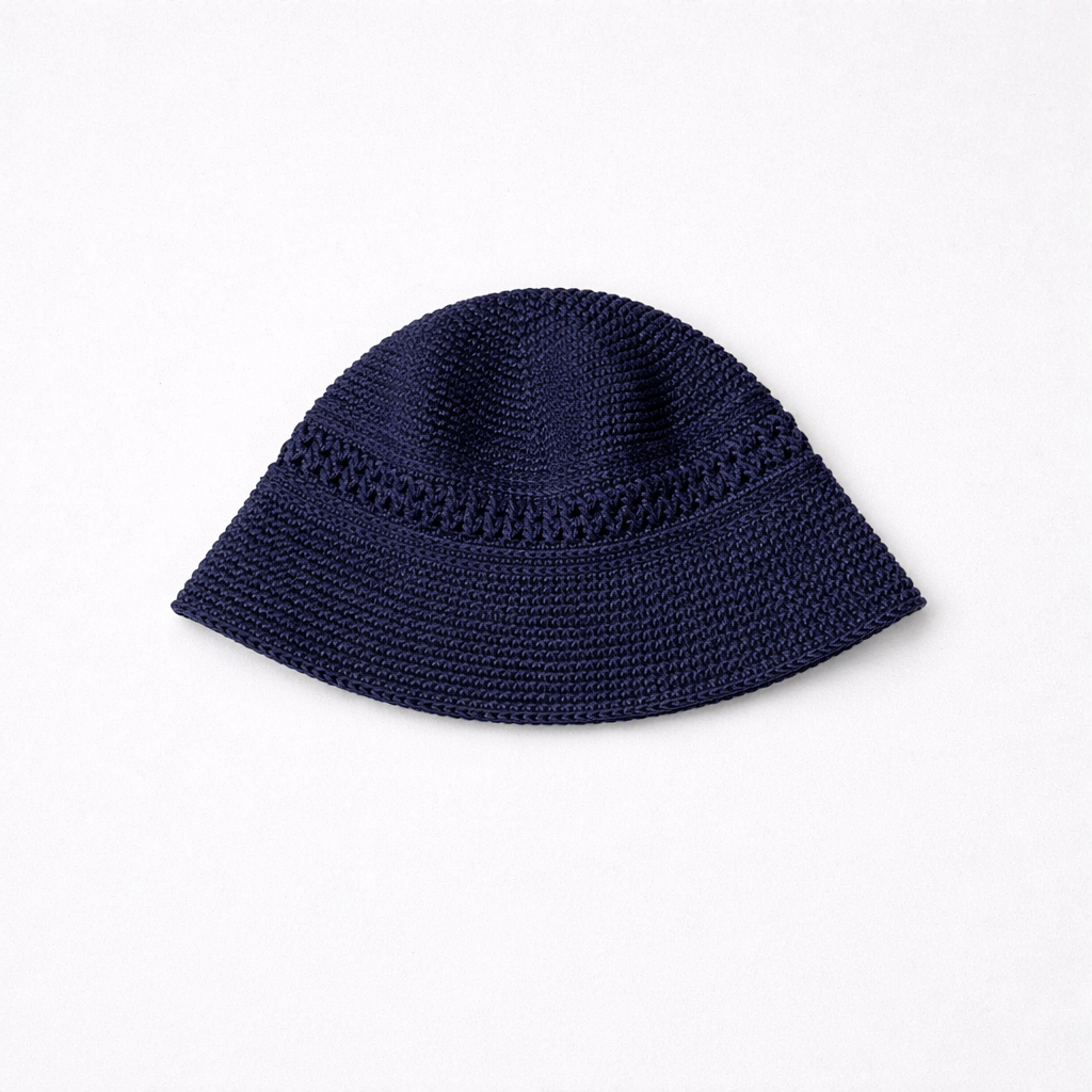 DEN CROCHET HAT BLACK