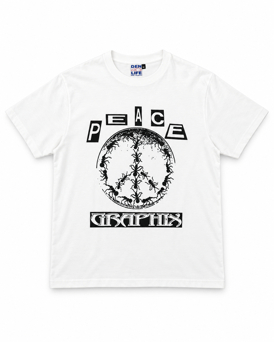 DEN SOUVENIR × CRAKPOT PRESS PEACE GRAPHIX TEE