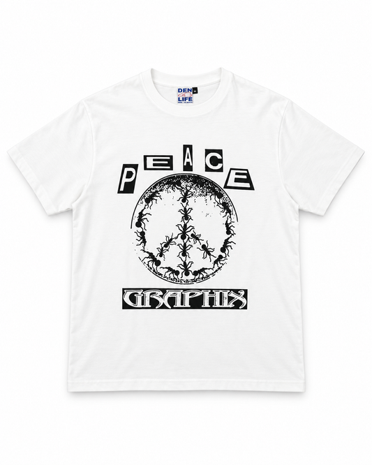 DEN SOUVENIR × CRAKPOT PRESS PEACE GRAPHIX TEE