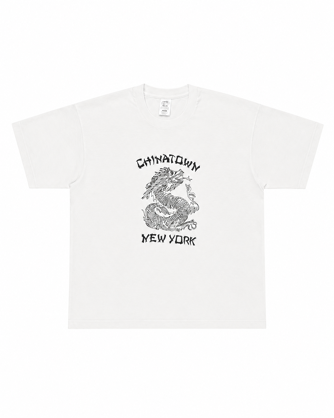 USED AND VINTAGE CHINATOWN NEW YORK DRAGON T-SHIRT