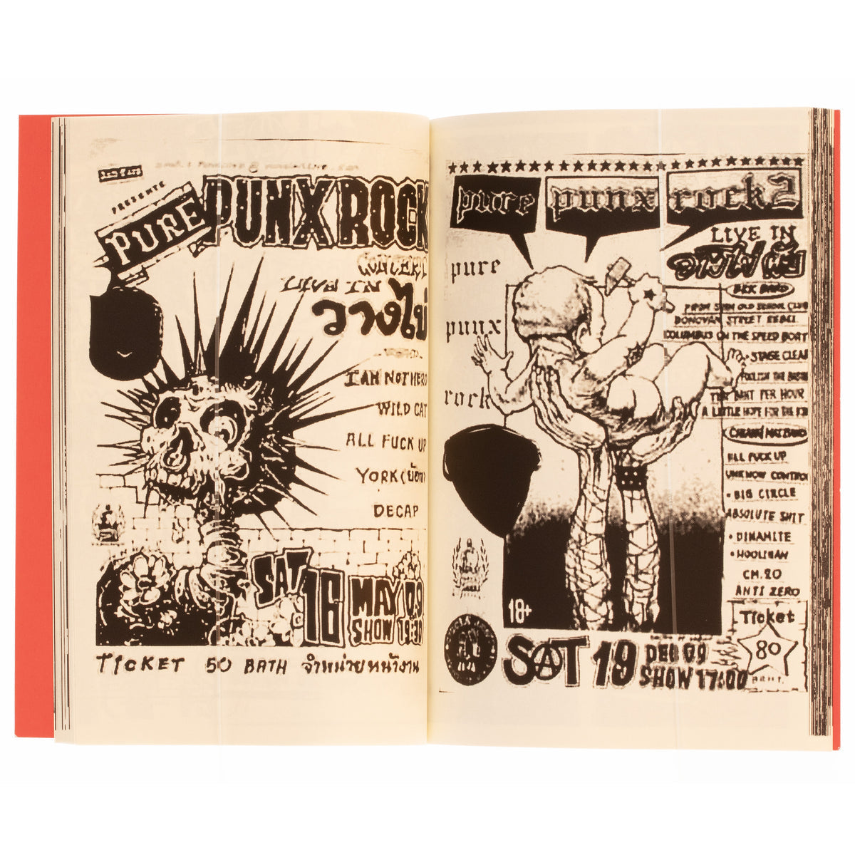 DEN - CHIANG MAI PUNK FLYERS - ZINE