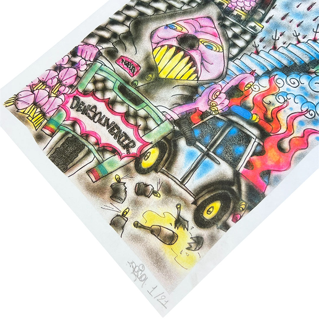 CASTLE OF THE LOST MASCOTS PRINT