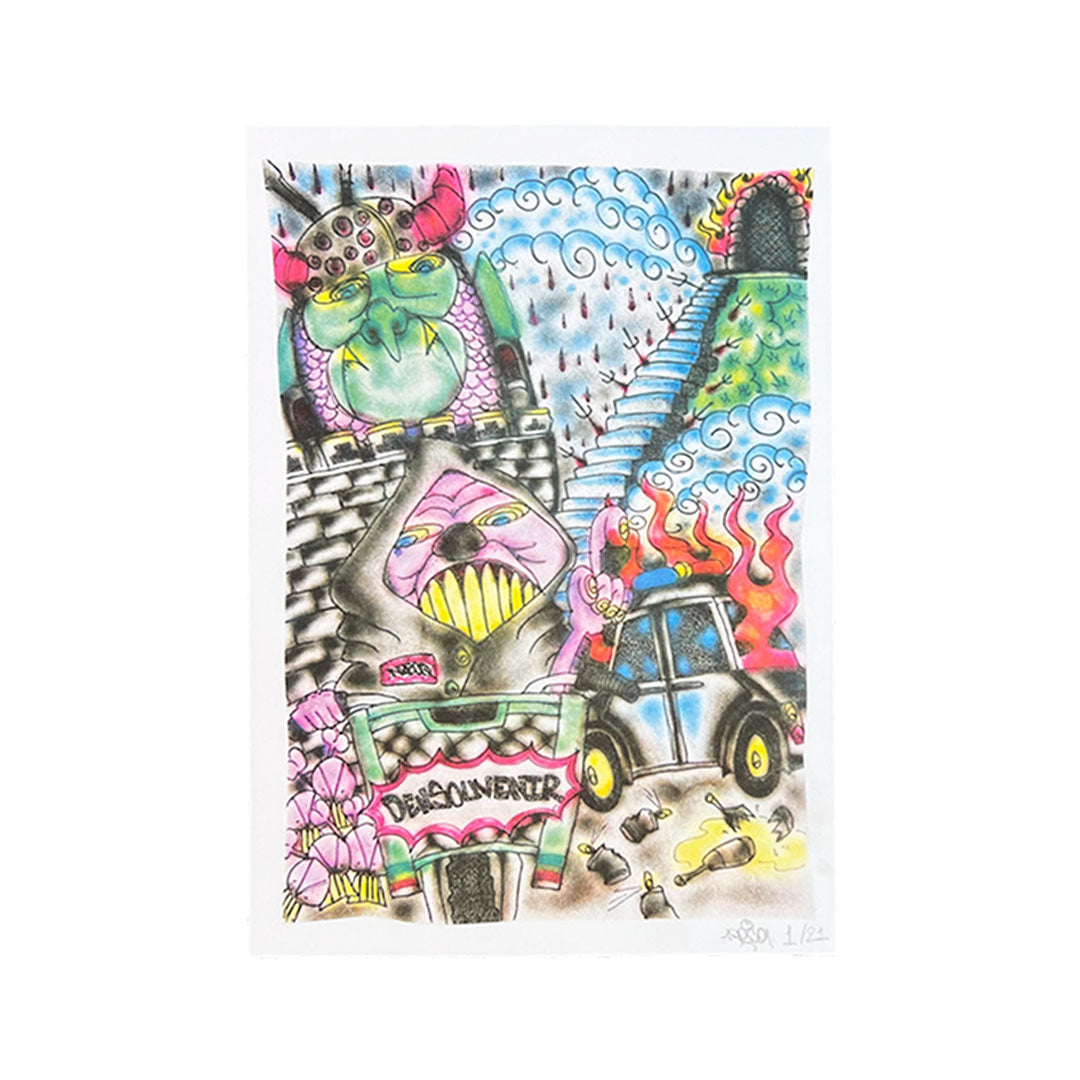 CASTLE OF THE LOST MASCOTS PRINT